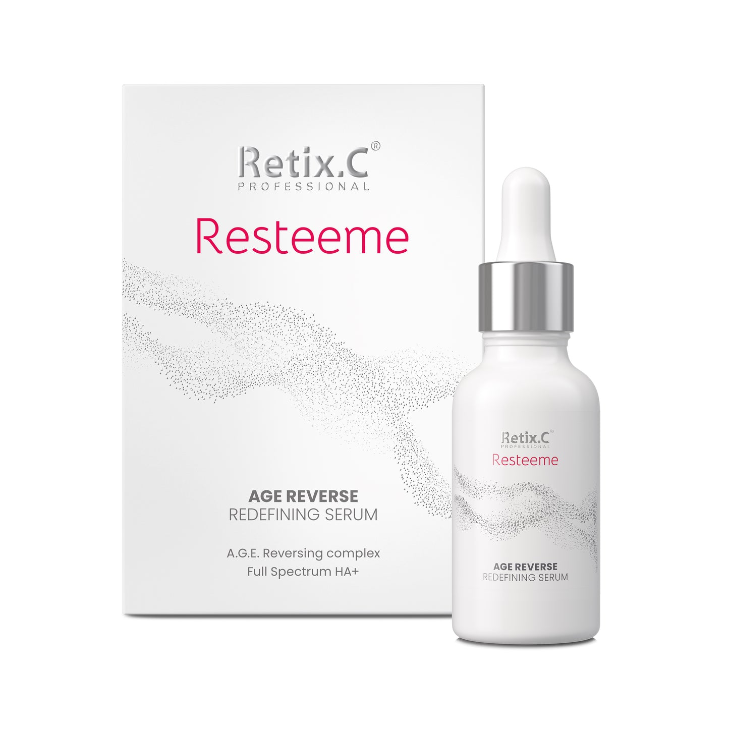 RETIX.C drėkinamasis veido serumas su trehaloze ir polinukleiotidais RESTEEME AGE REVERSE REDEFINING SERUM, 30 ml