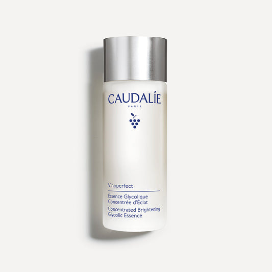 CAUDALIE šveičiamasis veido losjonas pigmentuotai odai VINOPERFECT CONCENTRATED BRIGHTENING GLYCOLIC ESSENCE, 100 ml