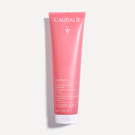 CAUDALIE veido prausiklis jautriai odai VINOHYDRA MOISTURIZING CLEANSING GEL, 150 ml