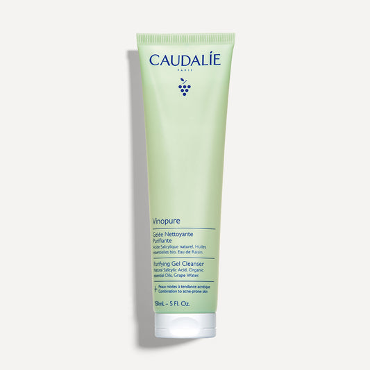 CAUDALIE veido prausiklis riebiai odai VINOPURE PURIFYING GEL CLEANSER, 150 ml