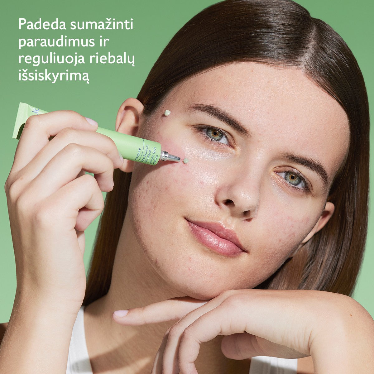 CAUDALIE lokalus kremas aknės bėrimams VINOPURE SALICYLIC SPOT SOLUTION, 15 ml