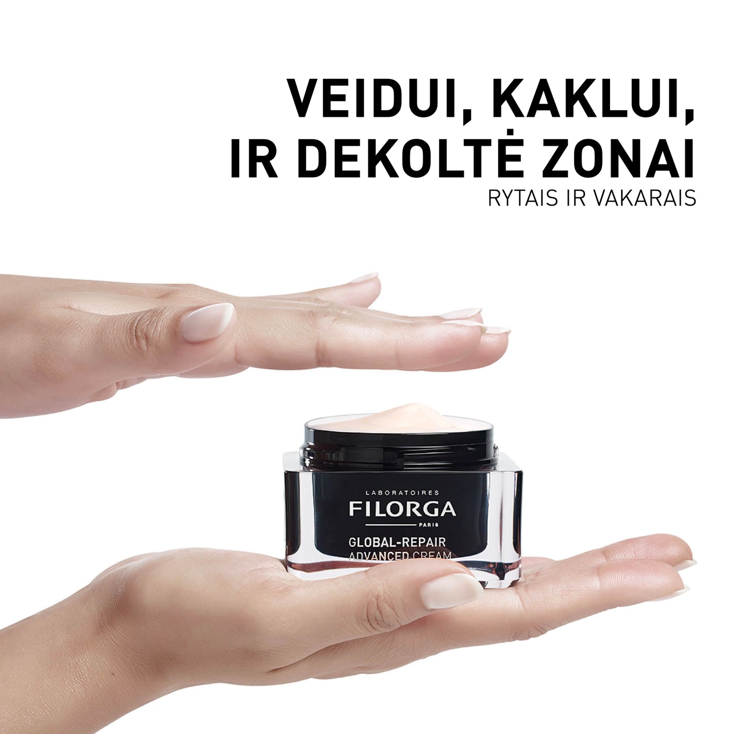 FILORGA veido kremas brandžiai odai su 10 senėjimo požymių GLOBAL-REPAIR ADVANCED CREAM, 50 ml