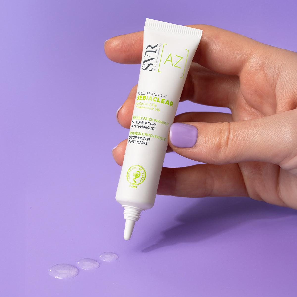 SVR lokalus gelis probleminėms zonoms SEBIACLEAR GEL FLASH 4H, 15 ml