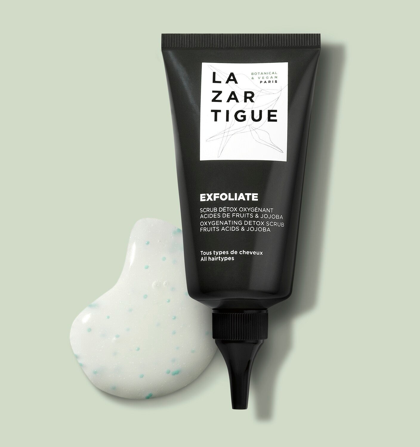 LAZARTIGUE galvos šveitiklis riebiai skalpo odai EXFOLIATE GEL, 75 ml