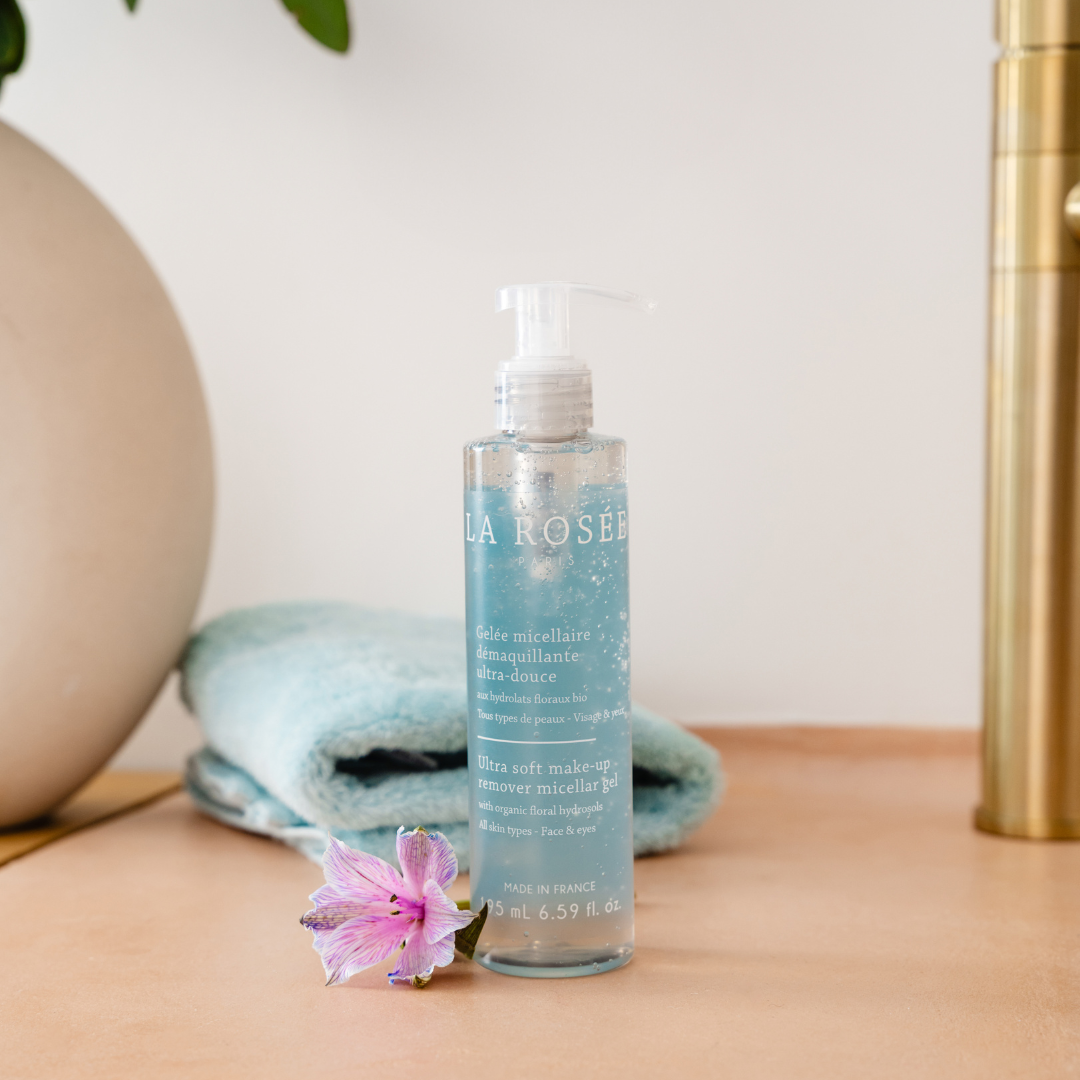 LA ROSÉE micelinis makiažo valiklis jautriai odai ULTRA-SOFT MAKE-UP REMOVER MICELLAR GEL, 195 ml