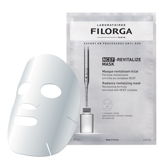 FILORGA lakštinė veido kaukė skaistumo stokojančiai odai NCEF-REVITALIZE MASK, 1 vnt.