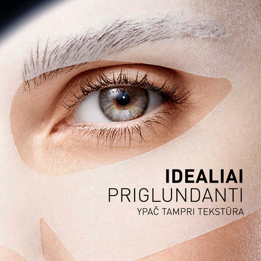 FILORGA lakštinė paakių kaukė pavargusiai akių zonai OPTIM-EYES MASK, 1 vnt.