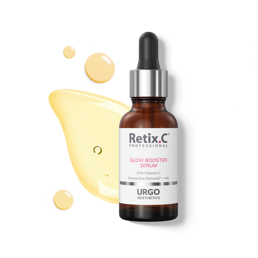 RETIX.C veido serumas pigmentuotai, skaistumo stokojančiai odai GLOW BOOSTER SERUM, 30 ml