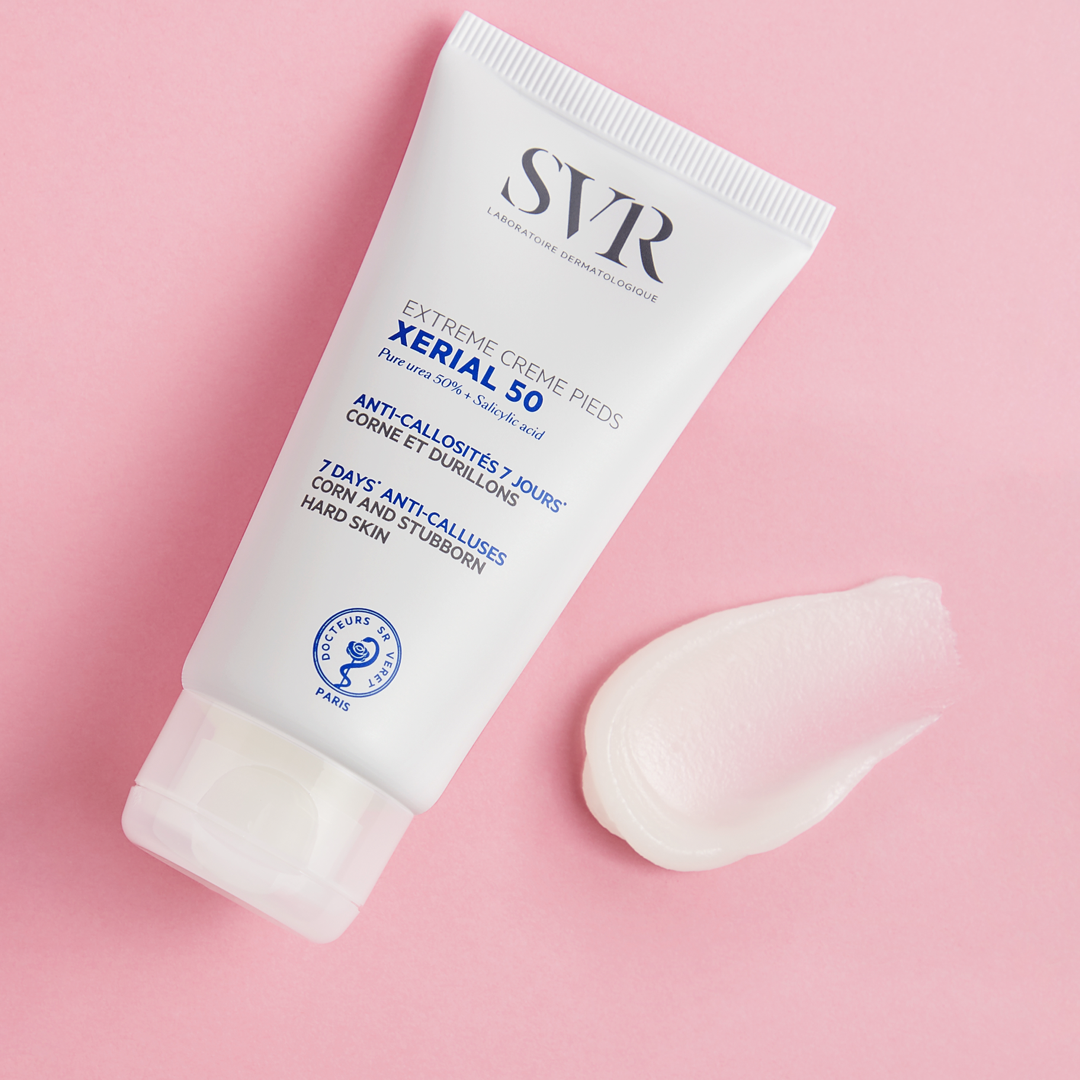 SVR kojų kremas su šlapalu itin kietų pėdų su nuospaudomis priežiūrai XERIAL 50 EXTREME CREME PIEDS, 50 ml