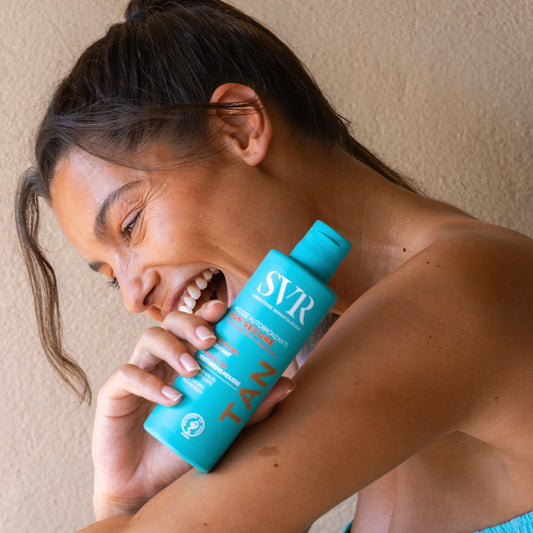 SVR savaiminio įdegio putos jautriai odai SUN SECURE MOUSE AUTOBRONZANTE, 150 ml