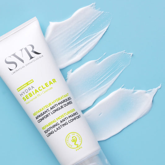 SVR veido kremas itin dehidratuotai, į aknę linkusiai odai SEBIACLEAR HYDRA, 40 ml