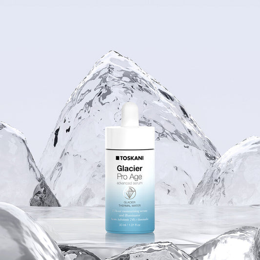 TOSKANI veido serumas sausai, brandžiai odai GLACIER PRO-AGE ADVANCED SERUM, 30 ml