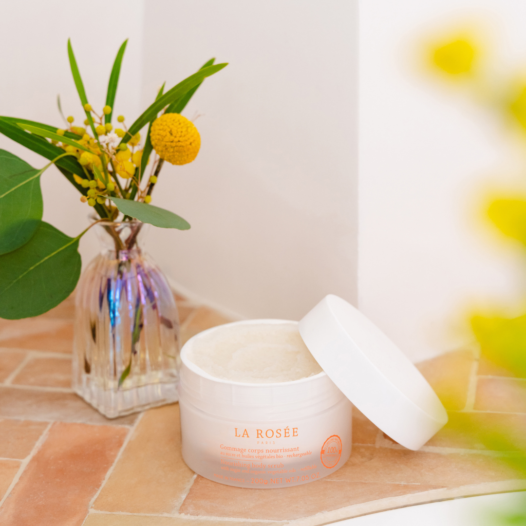 LA ROSÉE kūno šveitiklis sausai odai NOURISHING BODY SCRUB, 200 g