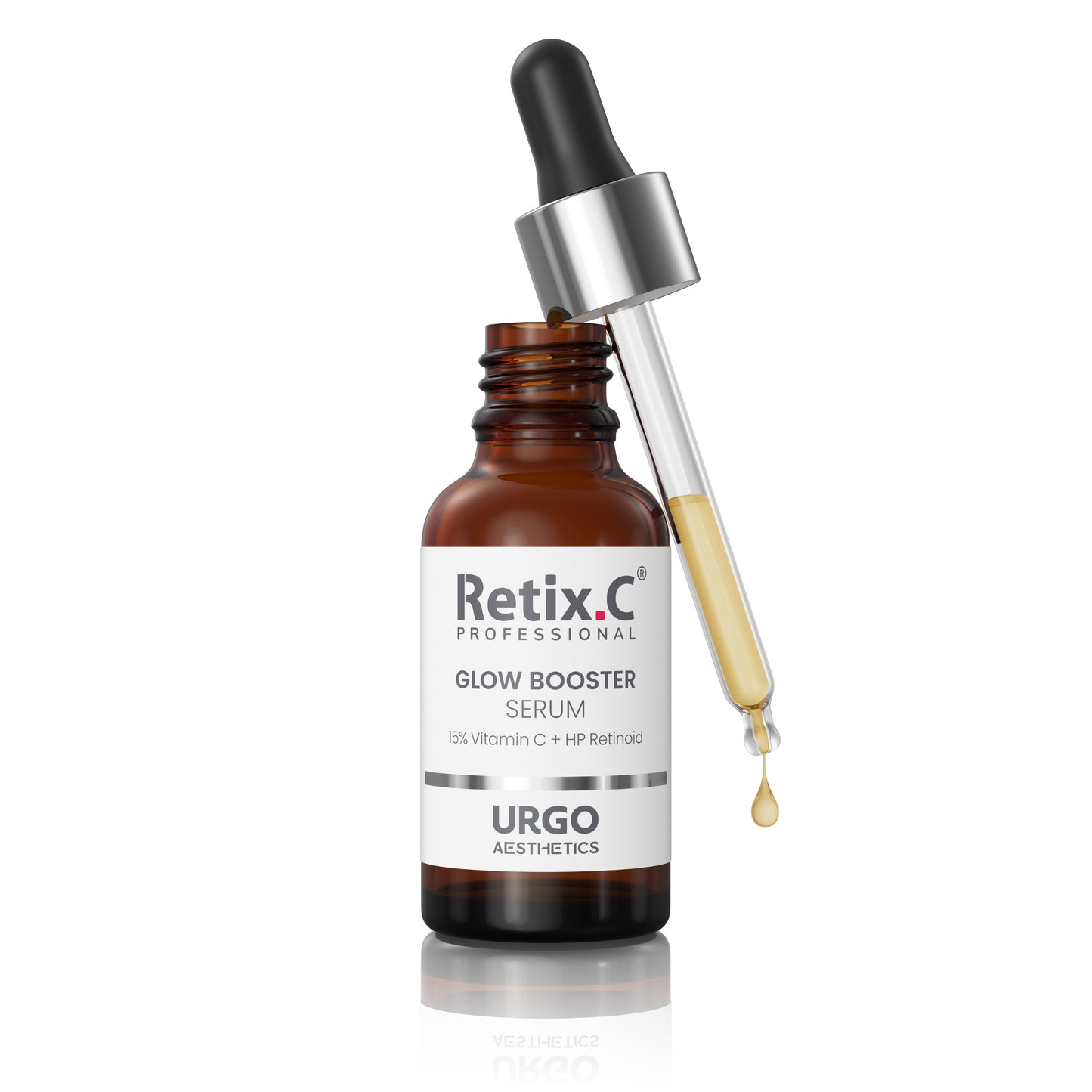 RETIX.C veido serumas pigmentuotai, skaistumo stokojančiai odai GLOW BOOSTER SERUM, 30 ml