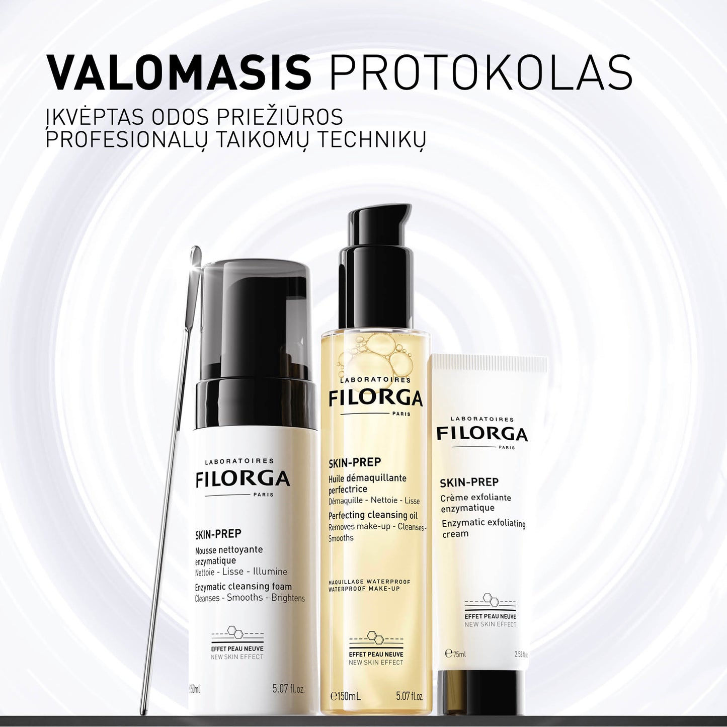 FILORGA veido putos visų tipų odai SKIN-PREP ENZYMATIC CLEANSING FOAM, 150 ml
