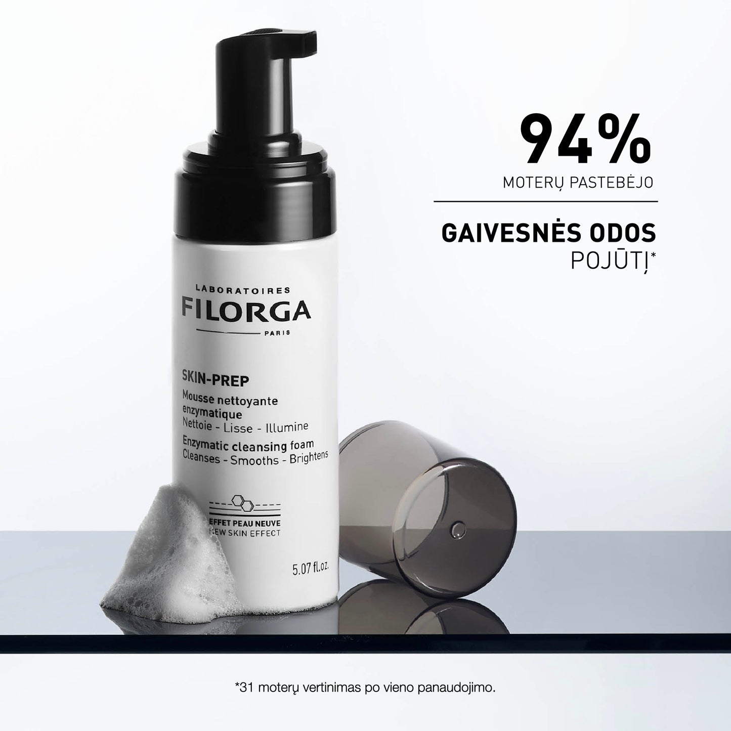 FILORGA veido putos visų tipų odai SKIN-PREP ENZYMATIC CLEANSING FOAM, 150 ml