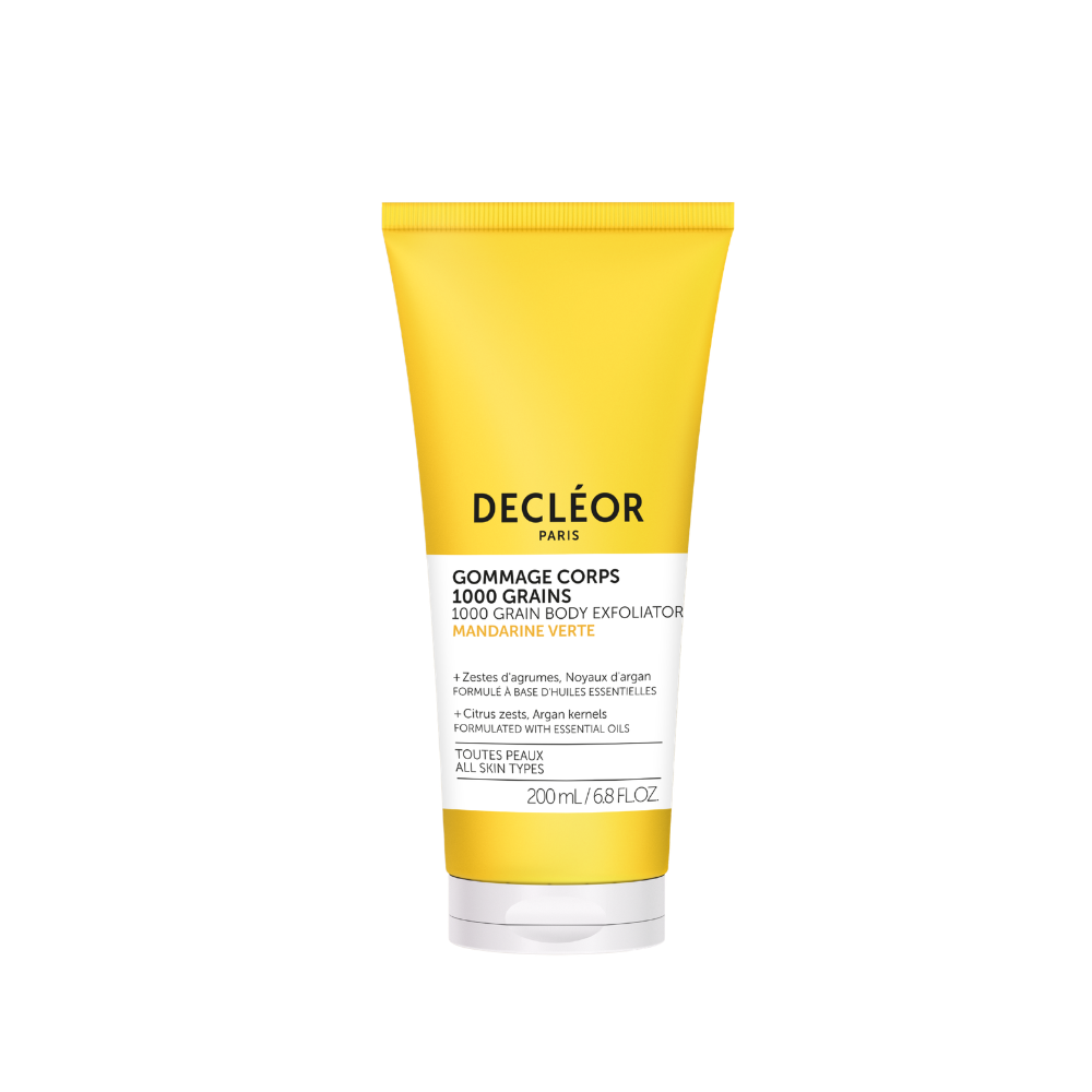 DECLÉOR kūno šveitiklis 1000 GRAIN BODY EXFOLIATOR GREEN MANDARIN, 200 ml