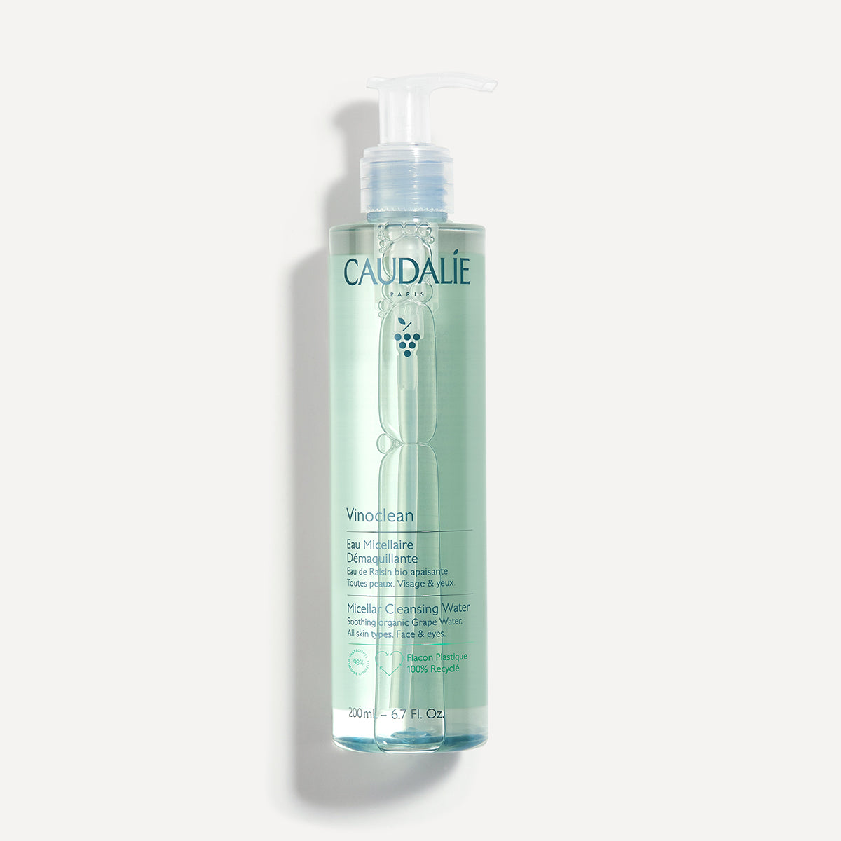 CAUDALIE micelinis vanduo VINOCLEAN MICELLAR CLEANSING WATER, 200 ml