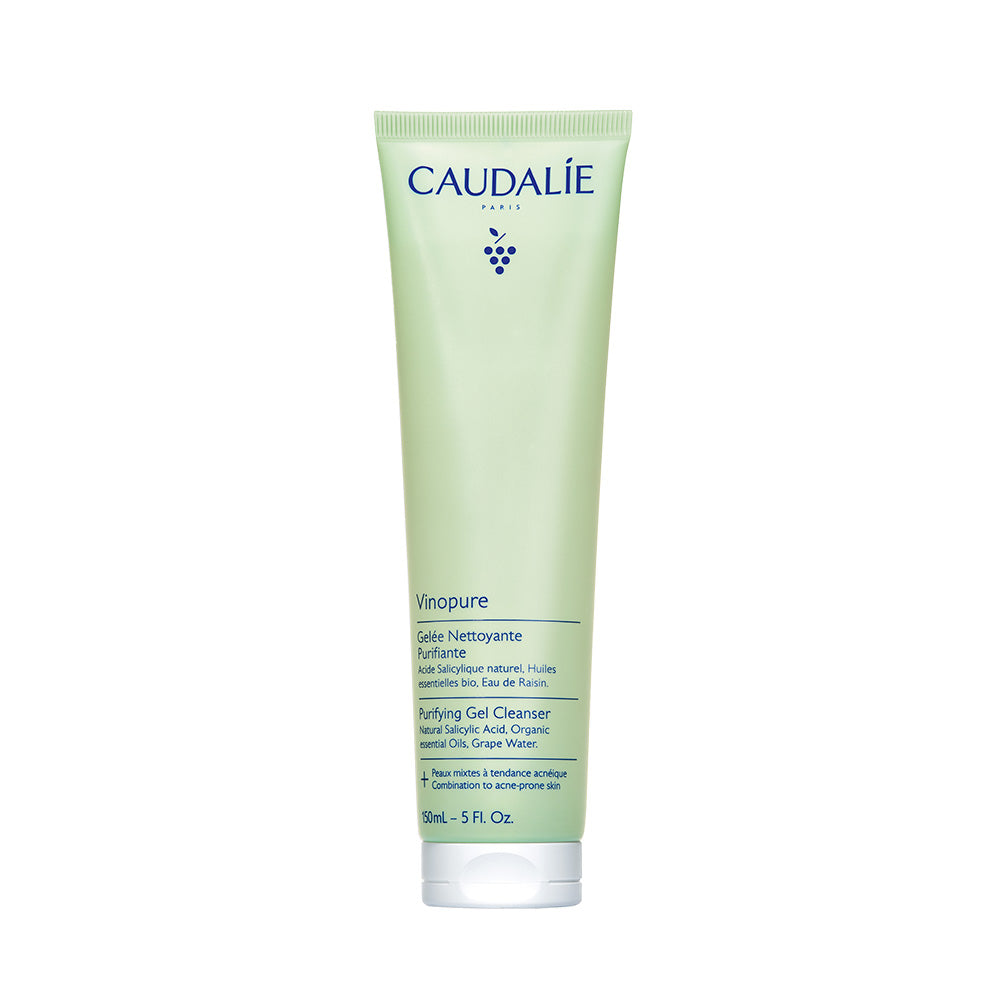 CAUDALIE veido prausiklis riebiai odai VINOPURE PURIFYING GEL CLEANSER, 150 ml