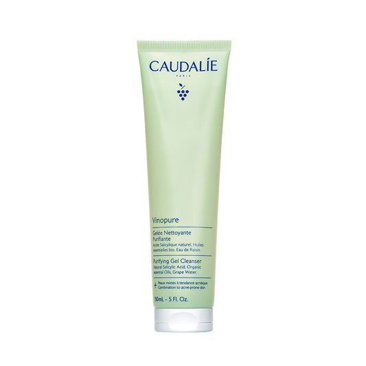 CAUDALIE veido prausiklis riebiai odai VINOPURE PURIFYING GEL CLEANSER, 150 ml