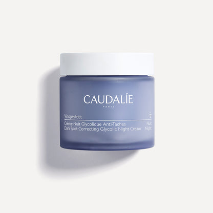CAUDALIE naktinis veido kremas pigmentuotai odai VINOPERFECT GLYCOLIC NIGHT CREAM, 50 ml