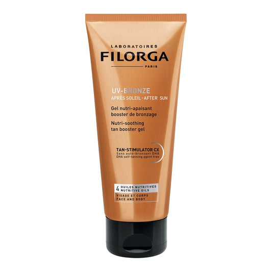 FILORGA UV BRONZE AFTER-SUN įdegį palaikantis veido ir kūno kremas po saulės, 200 ml