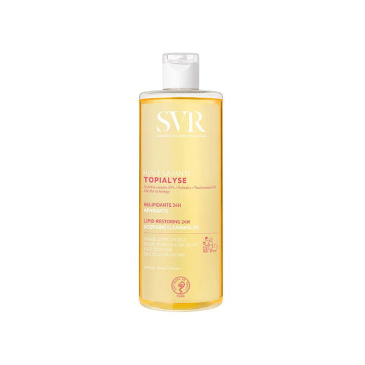 SVR aliejinis kūno prausiklis atopiškai odai TOPIALYSE HUILE LAVANTE, 400 ml