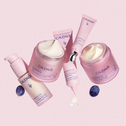 CAUDALIE rinkinys RESVERATROL-LIFT (veido kremas 50 ml + veido serumas 10 ml)