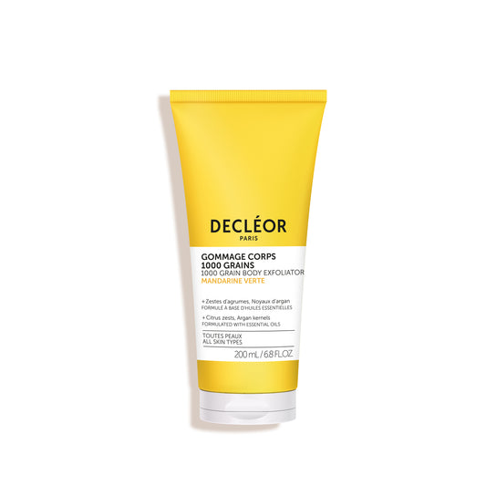 DECLÉOR kūno šveitiklis 1000 GRAIN BODY EXFOLIATOR GREEN MANDARIN, 200 ml
