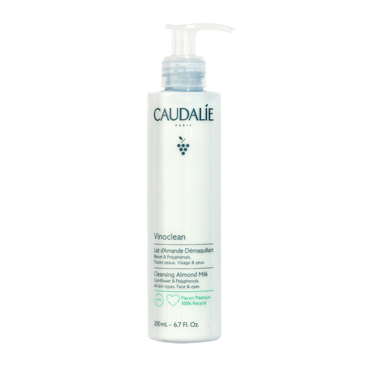 CAUDALIE valomasis pienelis jautriai odai VINOCLEAN GENTLE CLEANSING ALMOND MILK, 200 ml