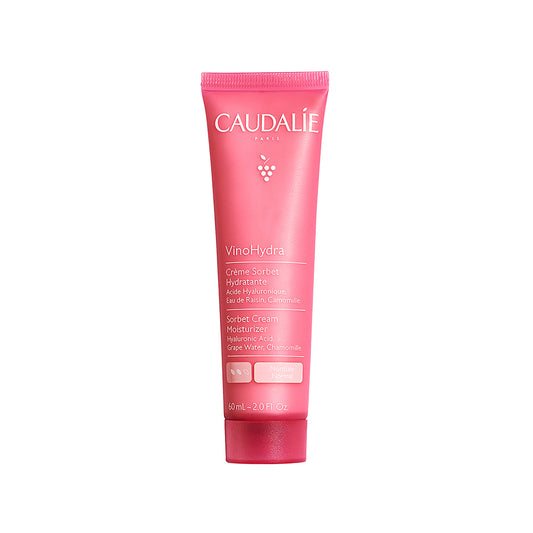 CAUDALIE veido kremas su hialuronu VINOHYDRA SORBET CREAM MOISTURIZER, 60 ml