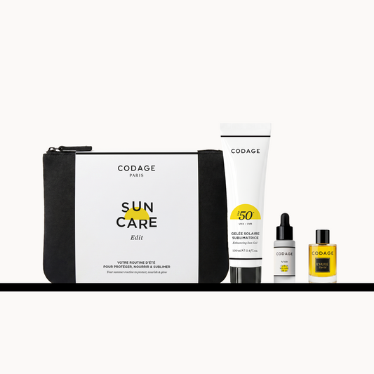 CODAGE vasarinis rinkinys su juodos spalvos kosmetine SUMMER ON YOUR SKIN, 1 vnt.