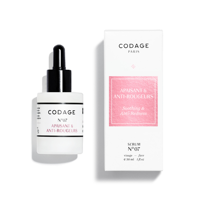 CODAGE veido serumas jautriai, raustančiai odai SERUM N°07, 30 ml