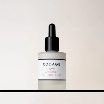 CODAGE veido serumas jautriai, raustančiai odai SERUM N°07, 30 ml