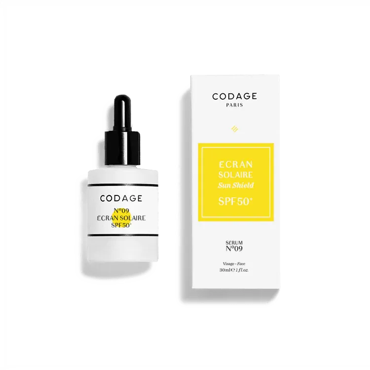 CODAGE veido serumas nuo saulės SERUM N°09: Sun Shield SPF 50+, 30 ml
