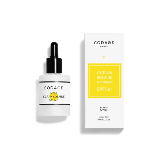 CODAGE veido serumas nuo saulės SERUM N°09: Sun Shield SPF 50+, 30 ml
