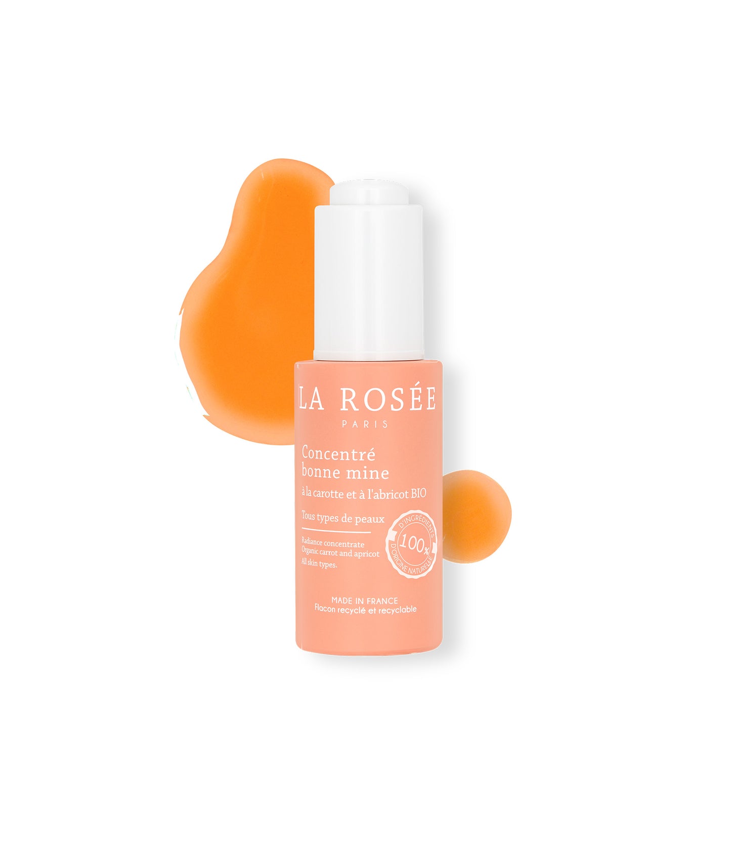 LA ROSÉE veido serumas papilkėjusiai odai RADIANCE CONCENTRATE, 30 ml