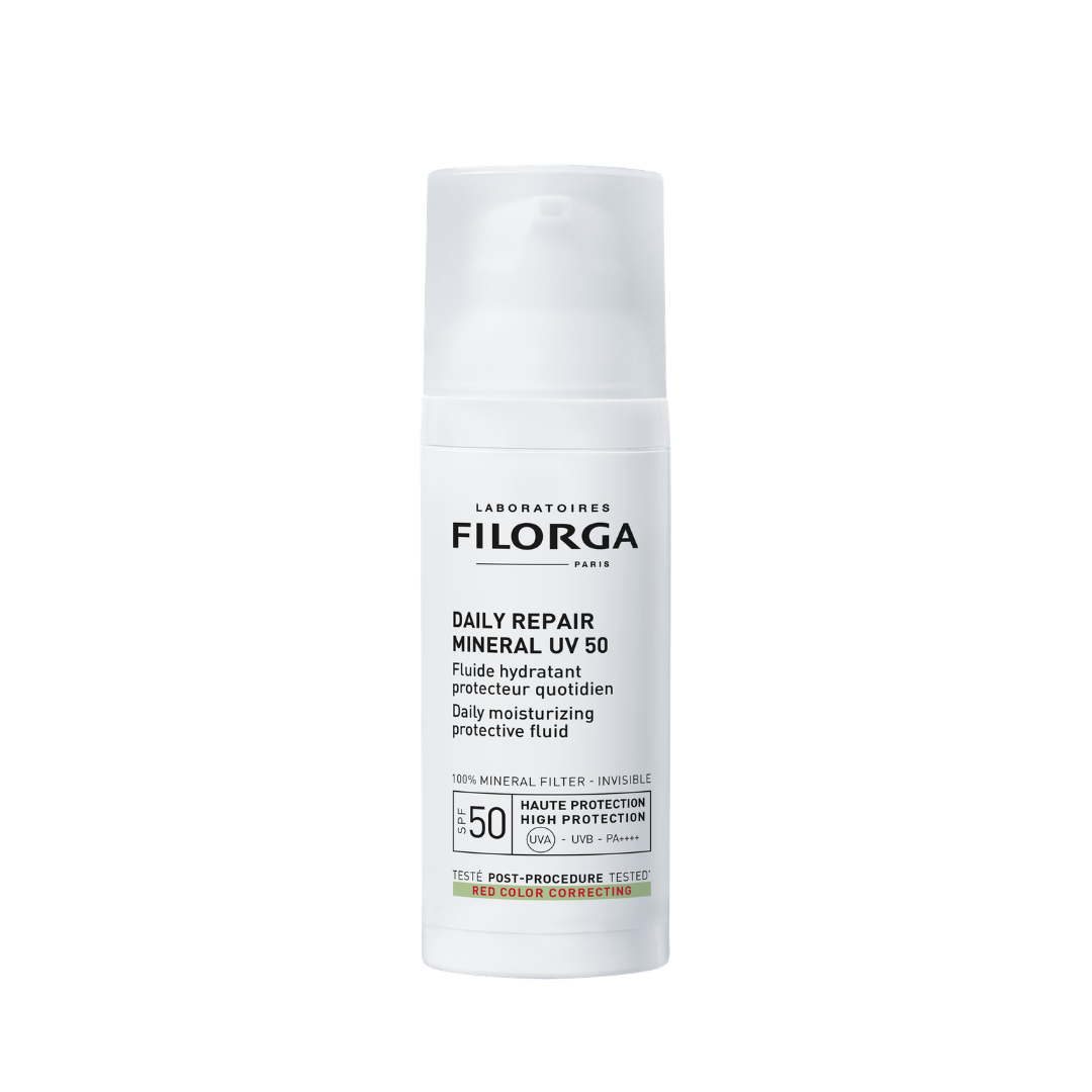 FILORGA veido kremas nuo saulės po procedūrų DAILY REPAIR MINERAL UV 50