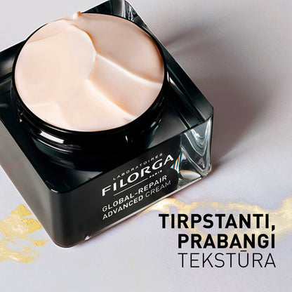 FILORGA veido kremas brandžiai odai su 10 senėjimo požymių GLOBAL-REPAIR ADVANCED CREAM, 50 ml