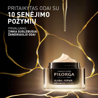 FILORGA veido kremas brandžiai odai su 10 senėjimo požymių GLOBAL-REPAIR ADVANCED CREAM, 50 ml