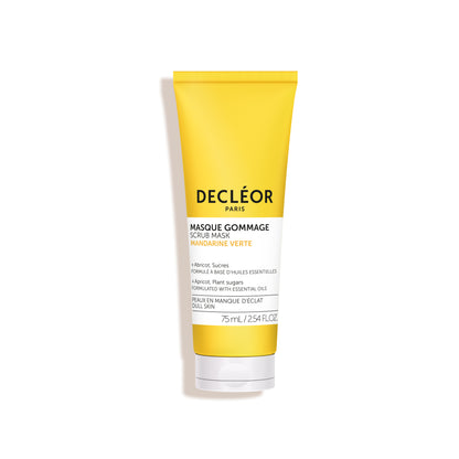 DECLÉOR šveičiamoji veido kaukė SCRUB MASK GREEN MANDARIN, 75 ml&nbsp;
