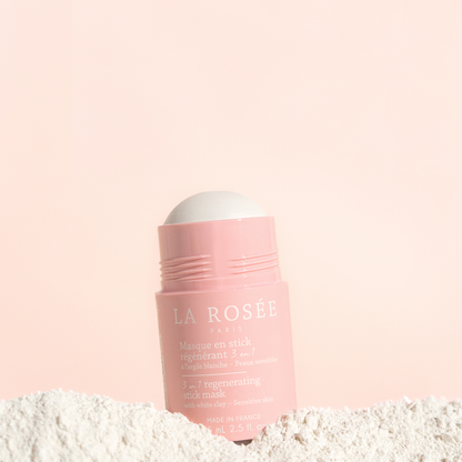LA ROSÉE veido kaukė-pieštukas riebiai, mišriai odai 3 in 1 REGENERATING MASK STICK, 75 ml