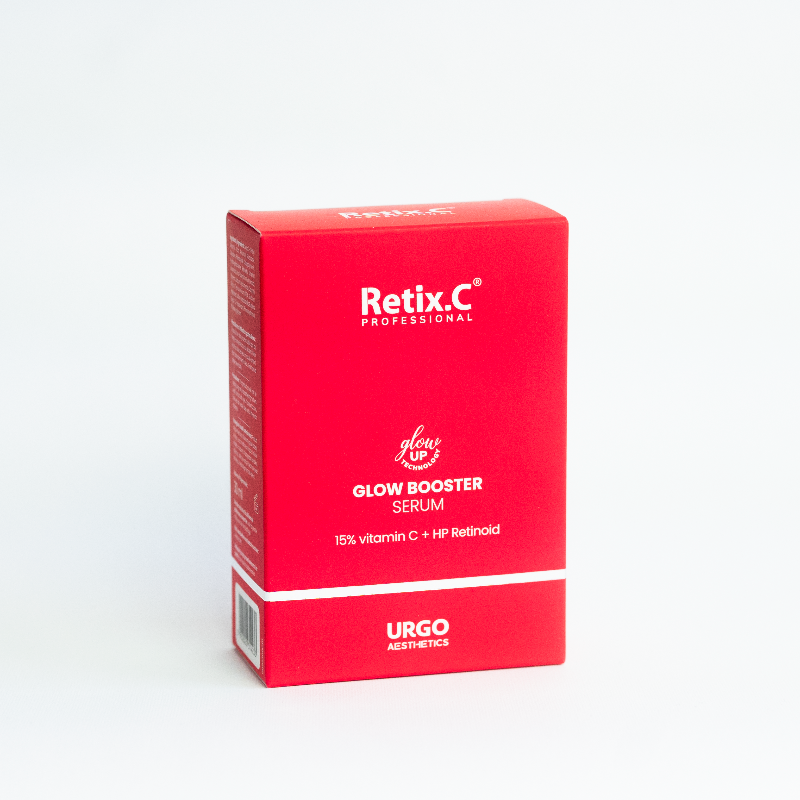 RETIX.C veido serumas pigmentuotai, skaistumo stokojančiai odai GLOW BOOSTER SERUM, 30 ml