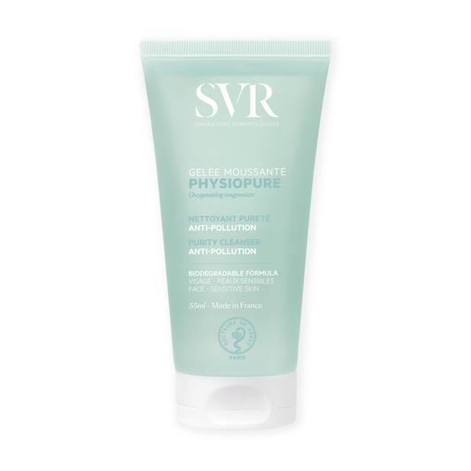 SVR gelinis veido prausiklis jautriai, pavargusiai odai PHYSIOPURE, 55 ml