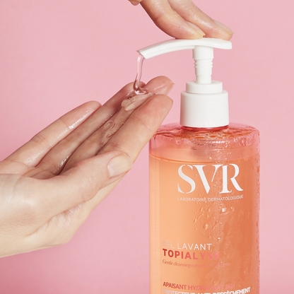 SVR kūno prausiklis itin sausai, jautriai odai TOPIALYSE GEL LAVANT, 1000 ml