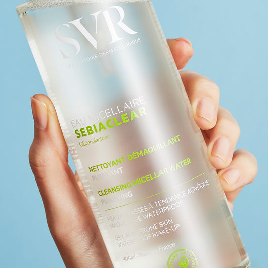 SVR micelinis vanduo probleminei, į aknę linkusiai odai SEBIACLEAR, 400 ml