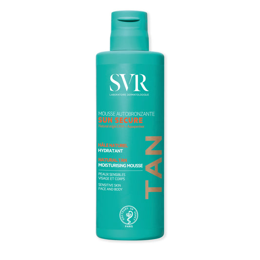 SVR savaiminio įdegio putos jautriai odai SUN SECURE MOUSE AUTOBRONZANTE, 150 ml