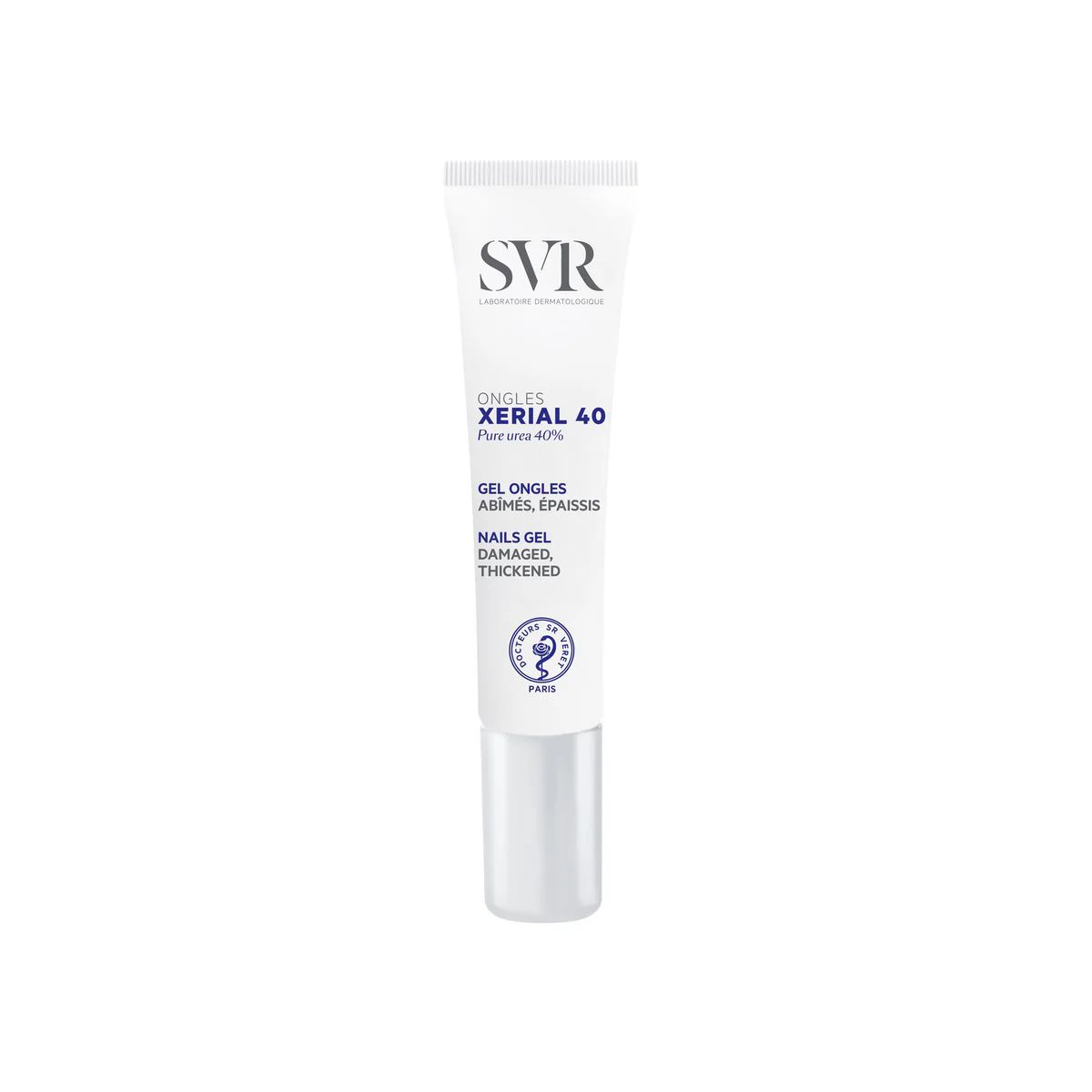 SVR nagų gelis su šlapalu kietų, skilinėjančių nagų priežiūrai XERIAL 40 ONGLES, 10 ml