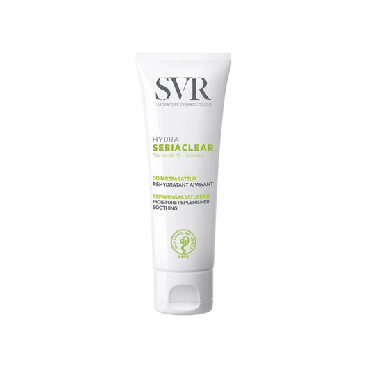SVR veido kremas itin dehidratuotai, į aknę linkusiai odai SEBIACLEAR HYDRA, 40 ml