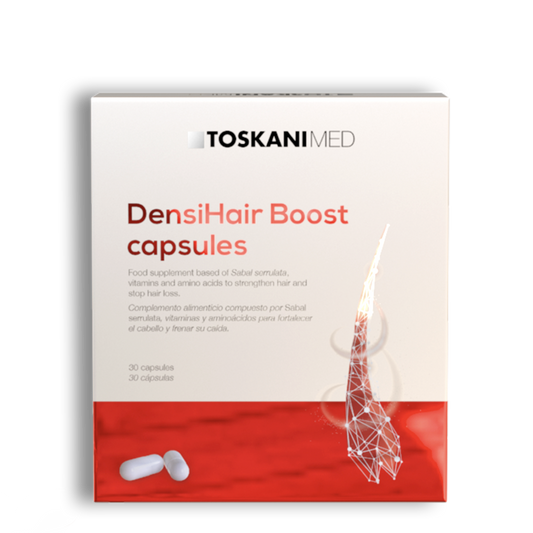 TOSKANIMED kapsulės slenkantiems plaukams DENSIHAIR BOOST CAPSULES, 30 kaps.